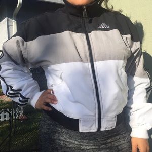 medium adidas vintage jacket